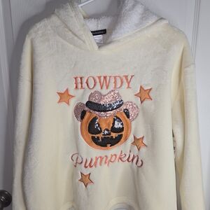 Howdy Pumpkin Cream Hoodie